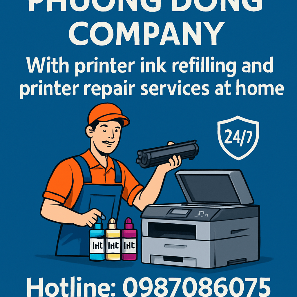 Địch vụ đổ mực máy in tại Nguyễn Văn Cừ