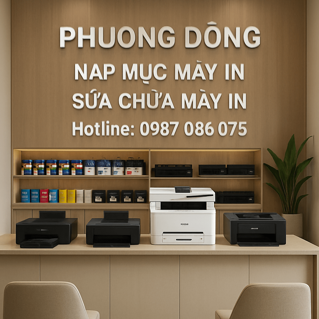 Địa chỉ đổ mực máy in tại phố Hoàng Ngân