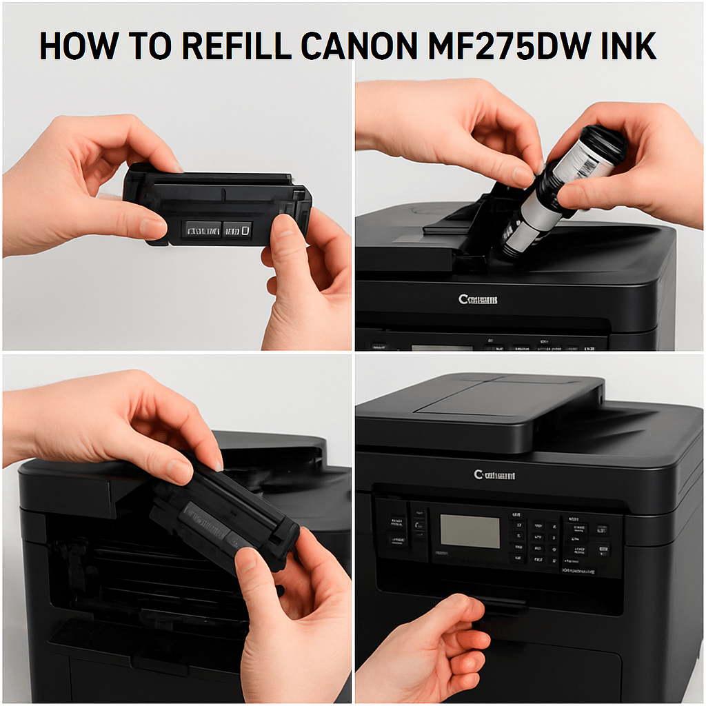 Hướng dẫn đổ mực máy in Canon MF275dw