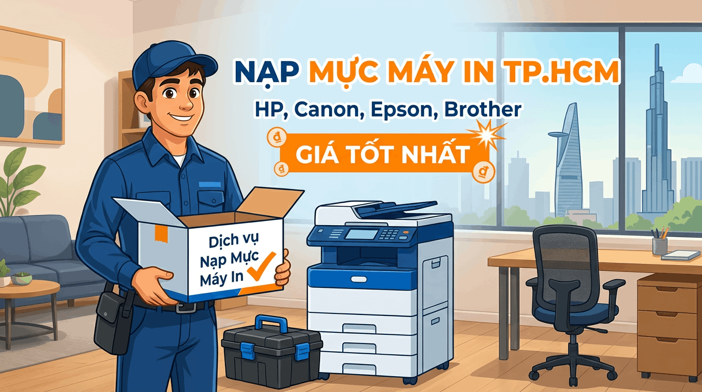 Quy Trình Bơm Mực Máy In Brother Tận Nơi