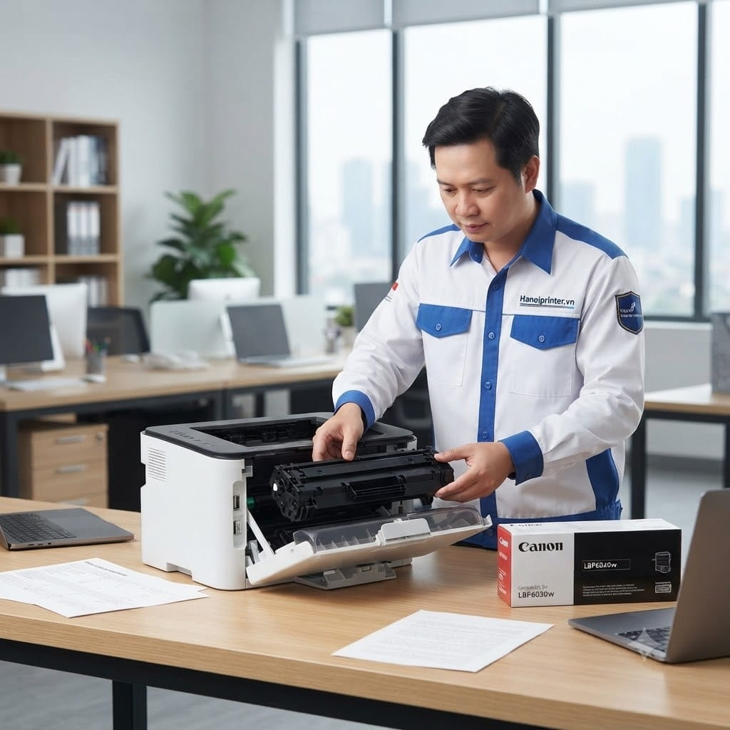 Đổ Mực Máy In Canon LBP 6230DN Trọn Gói