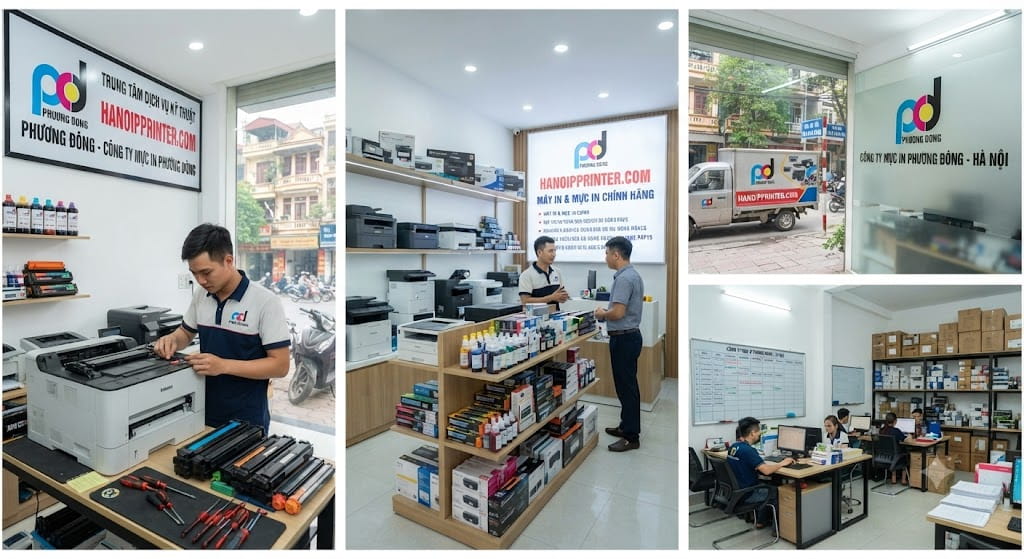 Đổ mực máy in tại khu đô thị Vĩnh Hoàng