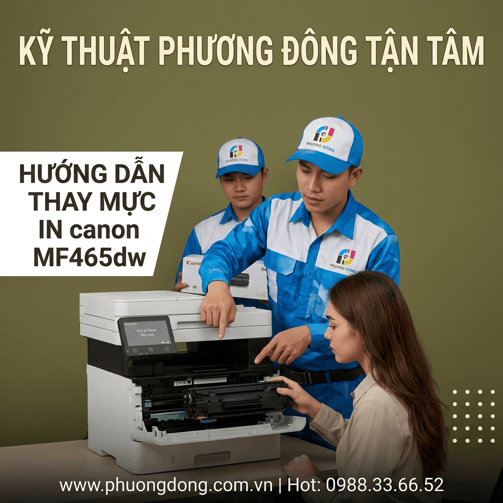 Đổ Mực Máy In Canon MF465dw